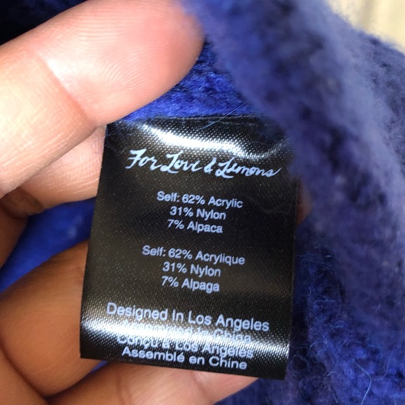 Rare Color For Love and Lemons FL&L Mia Pointelle Sweater XL - Picture 12 of 16